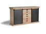 GINER Y COLOMER Aparador Industrial de Madera de Mango y Metal